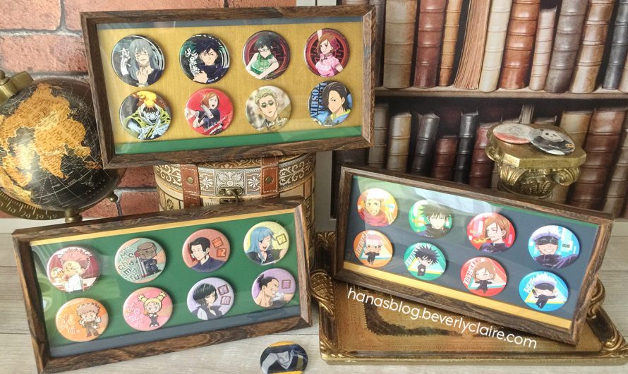 Jujutsu Kaisen Craft Project – Magnetic Frames for Pinback Buttons Using Dollar Store Products